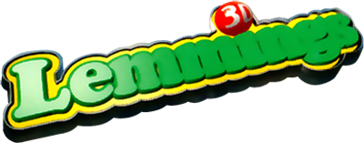 3D Lemmings logo for Sega Saturn